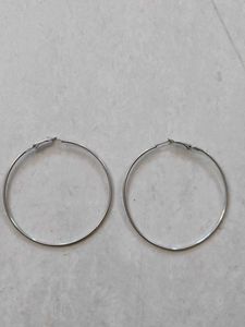 Silver Hoop Earrings