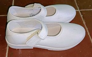 Paragon, Size 2, Girls School Shoes, White