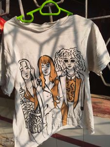Graphic Print T-shirt For Women