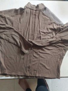 olive colur cute top