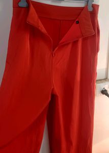 Asymmetric Skirt Plazo Front Slit