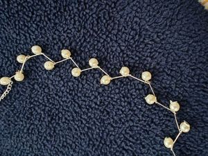 Korean Zigzag Pearl Necklace