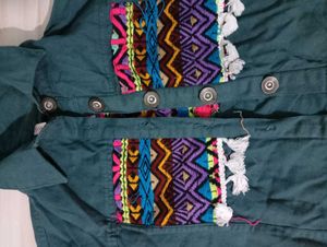 Boho Chic Embroidered Jacket