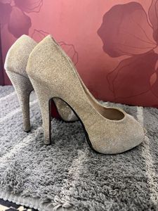 Peep Toe Platform Heels