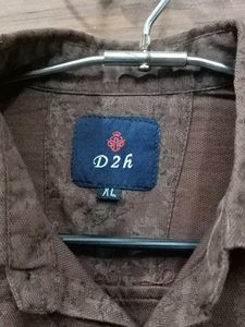 Stylish Floral Brown Shirt