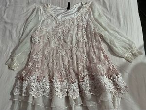 Lace Detail Tunic Top