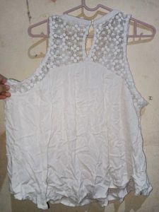 White Lace Tank Top