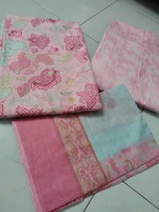 Floral Print Unstitched Suit