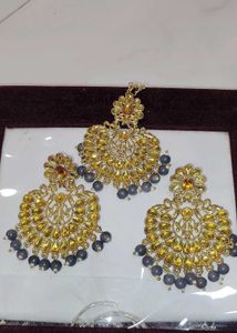 Gold-tone Indian Jewelry Set
