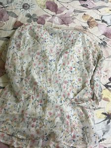 Floral Lace Sheer Tunic Top