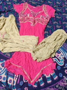 Heavy Embroidery Sequence Work Designer Suit