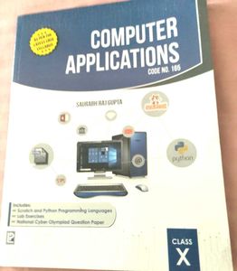 Class X Computer Applications Book