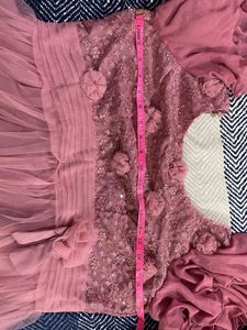 Dusky Pink Party Gown (Unused)
