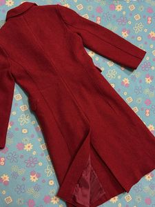 Alamode Red Wool Coat