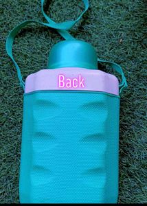 Retro Teal Water Bottle Carrier