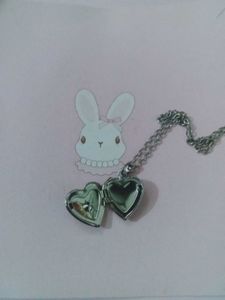 Silver Heart Locket &amp; Star Ring Set