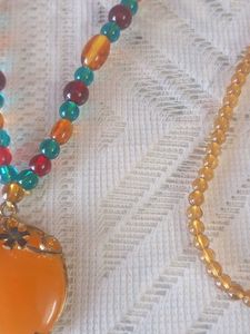 Beaded Pendant Necklace