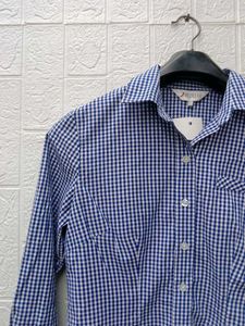 New with tag stripped korean boxy shirt