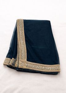 Elegant Blue Anarkali Kurta Set