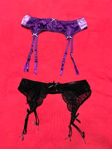 Sexy Lace Garter Belt Combo (Set of 4)