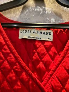 Red Quilted Vest