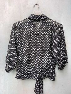 ❤️Fancy Polka Dotted Top