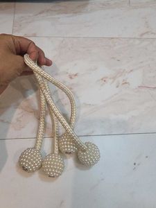Pearl Curtain Tiebacks (Set of 2)