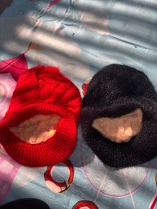 Cute Winter Hats - Red &amp; Black