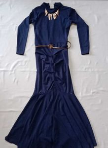 Navy Blue Gown
