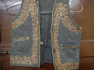 Woolen Kashmiri Hand Made Jacket Embroidered