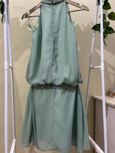 Mint Green Halter Dress