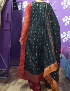 Frock With Dupatta