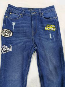 ONLY women Patch Print Jeans
