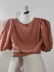 SHEIN CORAL CROP TOP