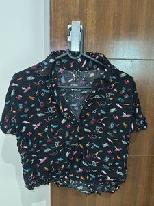Printed Crop Top