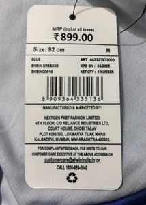 Blue Floral Maxi Dress