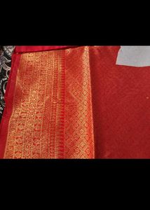 Red Banarasi Silk Saree