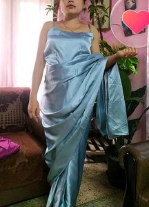 Elegant Blue Saree