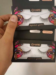 MARS False Eyelashes With Swiss Beauty Lash Glue