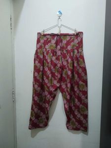 Pinky Red Floral Kurta Pyjama Dupatta Set