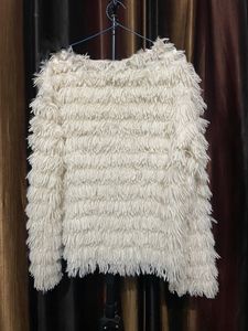 White Fur Sweater