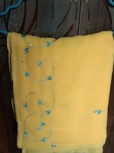 Beautiful 😍❤️ Saree With Fall N Pico