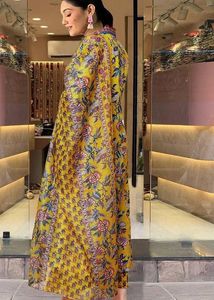Mustard Cotton A line Suits Set