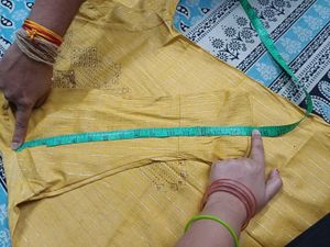 Golden Palazo Suit