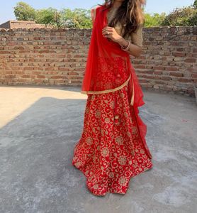 Beautiful Embroidery Lehenga And Dupatta