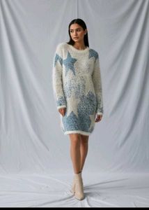 Starry Sweater Dress