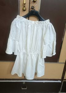 White Off-Shoulder Dress