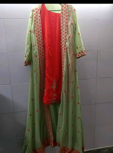 Elegant Orange Kurta set