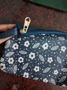 90% Off 💥 New Blue Sling Bag With Avocado Pouch