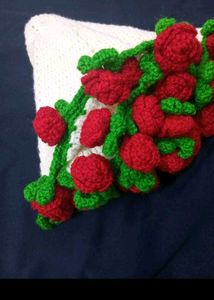 Crochet Rose Bouquet Blanket